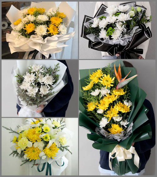 山东临沂沂南县界湖街道石浪头村白事花束代送